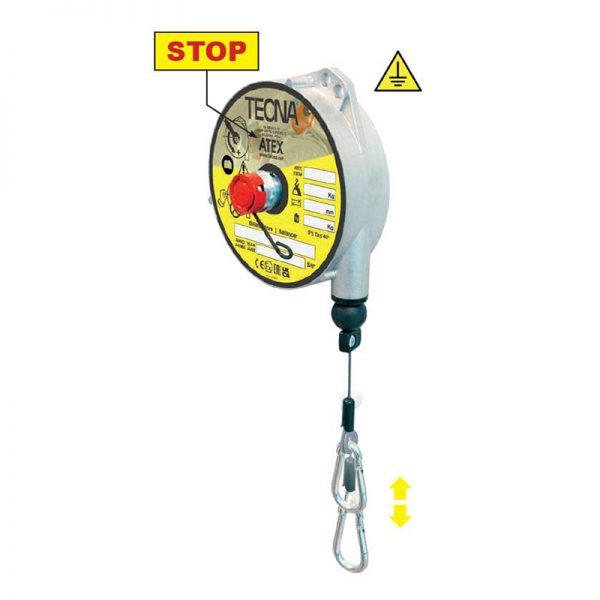 Tecna cable balancer strain relief ATEX series 9346LAX - 9350AX_brake