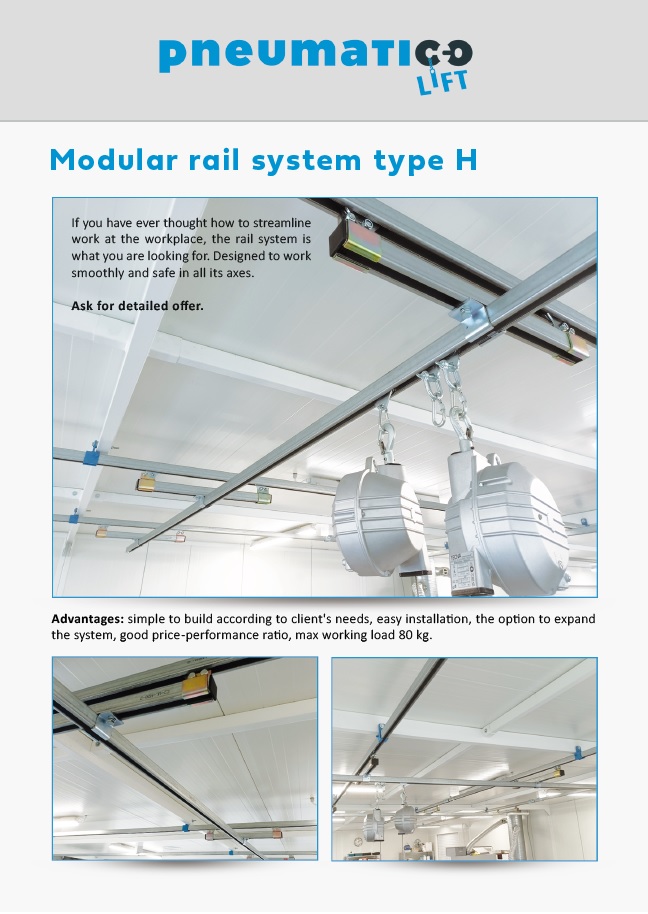 Modulares Schienensystem - Typ H - PNEUMATICO Lift (ENG)