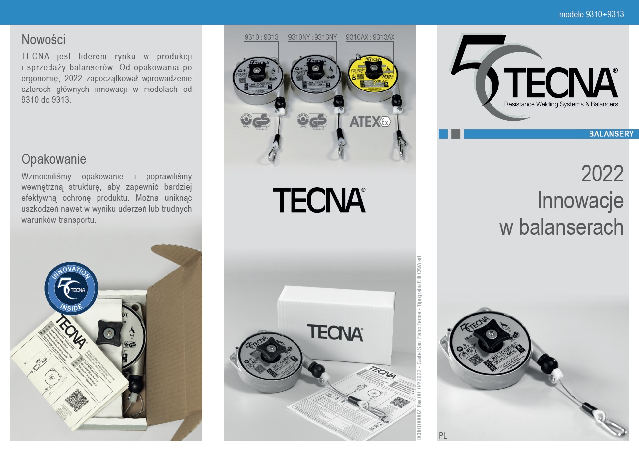 Balansery TECNA - innowacje 2022 (PL)
